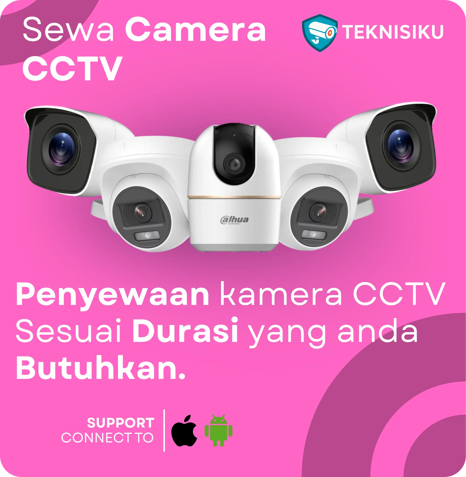 Sewa camera CCTV untuk event dan proyek